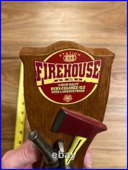 North Country Beer Tap Handle Knob Keg Bar Draft Top Brewing Co Firehouse Red