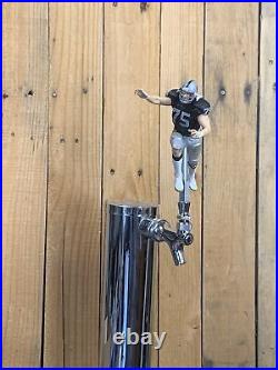 OAKLAND RAIDERS Beer Keg Tap Handle Howie Long Las Vegas Los Angeles LA NFL