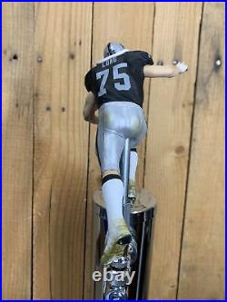 OAKLAND RAIDERS Beer Keg Tap Handle Howie Long Las Vegas Los Angeles LA NFL