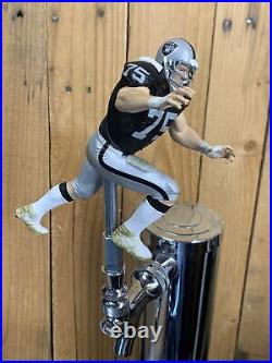 OAKLAND RAIDERS Beer Keg Tap Handle Howie Long Las Vegas Los Angeles LA NFL