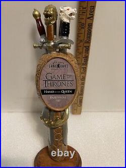 OMMEGANG GAME OF THRONES HAND OF THE QUEEN draft beer tap handle. NEW YORK