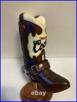 ORIGINAL COORS COWBOY BOOT draft beer tap handle. COLORADO ORIGINAL COORS COWBOY BOOT draft beer tap handle. COLORADO