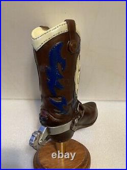 ORIGINAL COORS COWBOY BOOT draft beer tap handle. COLORADO ORIGINAL COORS COWBOY BOOT draft beer tap handle. COLORADO