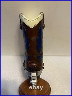 ORIGINAL COORS COWBOY BOOT draft beer tap handle. COLORADO ORIGINAL COORS COWBOY BOOT draft beer tap handle. COLORADO