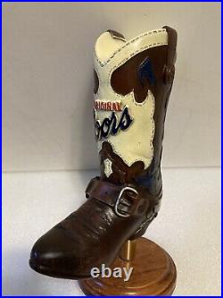 ORIGINAL COORS COWBOY BOOT draft beer tap handle. COLORADO ORIGINAL COORS COWBOY BOOT draft beer tap handle. COLORADO