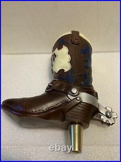ORIGINAL COORS COWBOY BOOT draft beer tap handle. COLORADO ORIGINAL COORS COWBOY BOOT draft beer tap handle. COLORADO