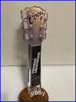 ORIGINAL COORS UNIVERSAL AMPHITHEATRE ELECTRIC GUITAR draft beer tap handle. USA