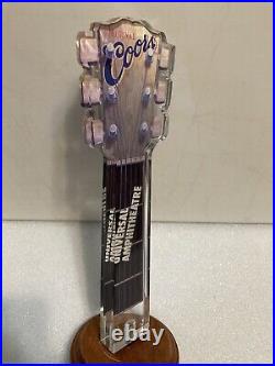 ORIGINAL COORS UNIVERSAL AMPHITHEATRE ELECTRIC GUITAR draft beer tap handle. USA