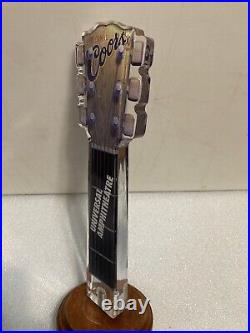 ORIGINAL COORS UNIVERSAL AMPHITHEATRE ELECTRIC GUITAR draft beer tap handle. USA