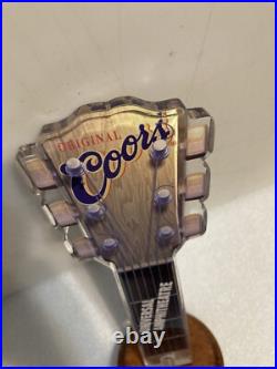 ORIGINAL COORS UNIVERSAL AMPHITHEATRE ELECTRIC GUITAR draft beer tap handle. USA