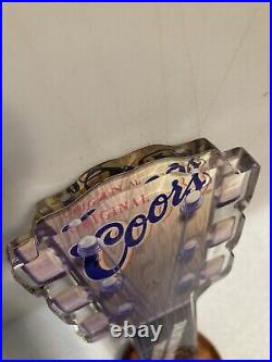 ORIGINAL COORS UNIVERSAL AMPHITHEATRE ELECTRIC GUITAR draft beer tap handle. USA