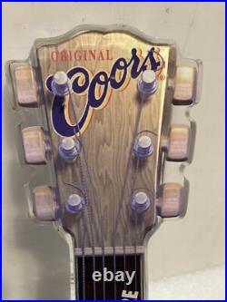 ORIGINAL COORS UNIVERSAL AMPHITHEATRE ELECTRIC GUITAR draft beer tap handle. USA