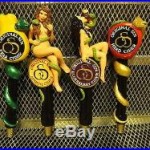 ORIGINAL SIN HARD CIDER SET of 4 Figural SEXY Ladies + NEW Beer Tap Handle