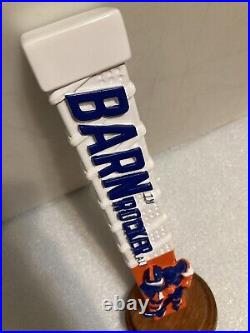 OYSTER BAY BARN ROCKER HOCKEY STICK & PLAYER draft beer tap handle. NEW YORK