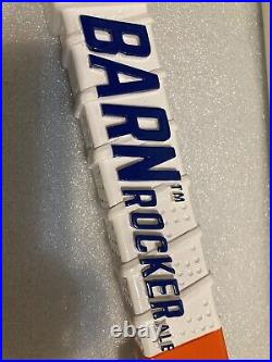OYSTER BAY BARN ROCKER HOCKEY STICK & PLAYER draft beer tap handle. NEW YORK