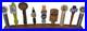 Oak Whiskey Barrel Stave 9 Beer Tap Handle Display