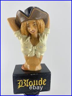 Oceanside Ale Works Blonde Beer Tap Handle Figural OAW Pirate Girl Tap Handle Oceanside Ale Works Blonde Beer Tap Handle Figural OAW Pirate Girl Tap Handle
