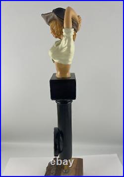 Oceanside Ale Works Blonde Beer Tap Handle Figural OAW Pirate Girl Tap Handle Oceanside Ale Works Blonde Beer Tap Handle Figural OAW Pirate Girl Tap Handle