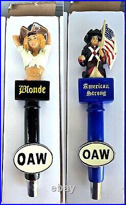 Oceanside Ale Works Buccaneer Blonde + Revolutionary War Soldier Beer Tap Handle Oceanside Ale Works Buccaneer Blonde + Revolutionary War Soldier Beer Tap Handle