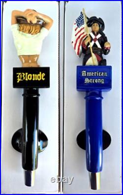 Oceanside Ale Works Buccaneer Blonde + Revolutionary War Soldier Beer Tap Handle Oceanside Ale Works Buccaneer Blonde + Revolutionary War Soldier Beer Tap Handle