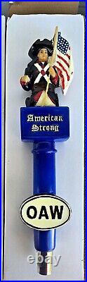 Oceanside Ale Works Buccaneer Blonde + Revolutionary War Soldier Beer Tap Handle Oceanside Ale Works Buccaneer Blonde + Revolutionary War Soldier Beer Tap Handle