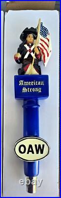 Oceanside Ale Works Revolutionary War Continental Army Patriot Beer Tap Handle Oceanside Ale Works Revolutionary War Continental Army Patriot Beer Tap Handle