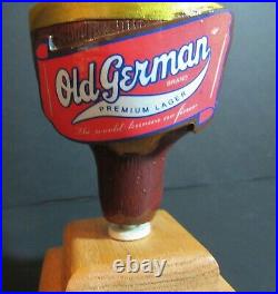 Old German Lederhosen Man Beer Tap Handle Pittsburg Brewing