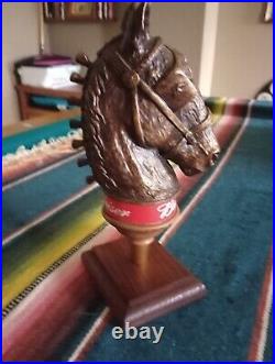 Original Budweiser Clydesdale Horsehead Beer Tap Handle