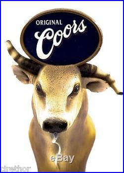 Original Coors 3D Bull Grasshopper World Champion Figural Beer Tap Handle RARE