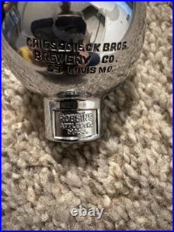 Original Griesedieck Beer Ball Tap Knob Griesedieck Bros Brewing Co St. Louis Mo