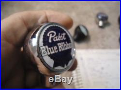 PABST BLUE RIBBON ANTIQUE BALL KNOB BEER TAP HANDLE BIG TAP SALE READ DESCR RARE