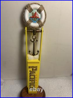 PACIFICO BRASS ANCHOR PENDELUM LIFE PRESERVER NAUTICAL beer tap handle. MEXICO