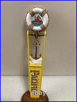PACIFICO BRASS ANCHOR PENDELUM LIFE PRESERVER NAUTICAL beer tap handle. MEXICO PACIFICO BRASS ANCHOR PENDELUM LIFE PRESERVER NAUTICAL beer tap handle. MEXICO