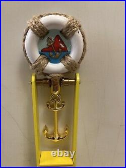 PACIFICO BRASS ANCHOR PENDELUM LIFE PRESERVER NAUTICAL beer tap handle. MEXICO PACIFICO BRASS ANCHOR PENDELUM LIFE PRESERVER NAUTICAL beer tap handle. MEXICO