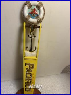 PACIFICO BRASS ANCHOR PENDELUM LIFE PRESERVER NAUTICAL beer tap handle. MEXICO