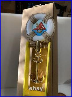 PACIFICO BRASS ANCHOR PENDELUM LIFE PRESERVER NAUTICAL beer tap handle. MEXICO PACIFICO BRASS ANCHOR PENDELUM LIFE PRESERVER NAUTICAL beer tap handle. MEXICO