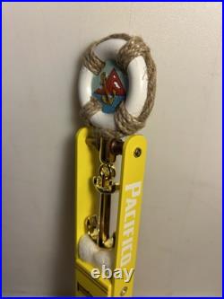 PACIFICO BRASS ANCHOR PENDELUM LIFE PRESERVER NAUTICAL beer tap handle. MEXICO