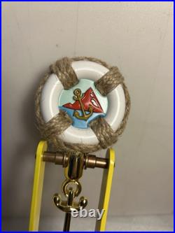 PACIFICO BRASS ANCHOR PENDELUM LIFE PRESERVER NAUTICAL beer tap handle. MEXICO