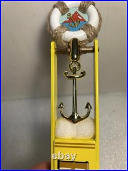 PACIFICO BRASS ANCHOR PENDELUM LIFE PRESERVER NAUTICAL beer tap handle. MEXICO