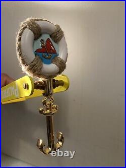 PACIFICO BRASS ANCHOR PENDELUM LIFE PRESERVER NAUTICAL beer tap handle. MEXICO PACIFICO BRASS ANCHOR PENDELUM LIFE PRESERVER NAUTICAL beer tap handle. MEXICO