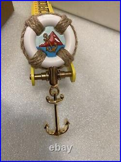 PACIFICO BRASS ANCHOR PENDELUM LIFE PRESERVER NAUTICAL beer tap handle. MEXICO PACIFICO BRASS ANCHOR PENDELUM LIFE PRESERVER NAUTICAL beer tap handle. MEXICO