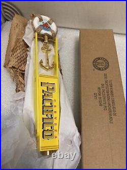 PACIFICO BRASS ANCHOR PENDELUM LIFE PRESERVER NAUTICAL beer tap handle. MEXICO PACIFICO BRASS ANCHOR PENDELUM LIFE PRESERVER NAUTICAL beer tap handle. MEXICO