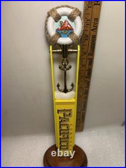 PACIFICO SWINGING BRASS ANCHOR LIFE PRESERVER NAUTICAL beer tap handle. MEXICO