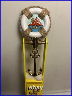 PACIFICO SWINGING BRASS ANCHOR LIFE PRESERVER NAUTICAL beer tap handle. MEXICO