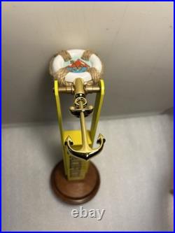PACIFICO SWINGING BRASS ANCHOR LIFE PRESERVER NAUTICAL beer tap handle. MEXICO