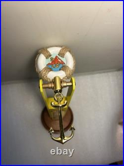PACIFICO SWINGING BRASS ANCHOR LIFE PRESERVER NAUTICAL beer tap handle. MEXICO