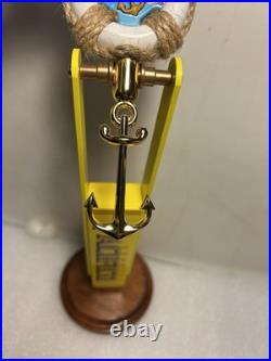PACIFICO SWINGING BRASS ANCHOR LIFE PRESERVER NAUTICAL beer tap handle. MEXICO