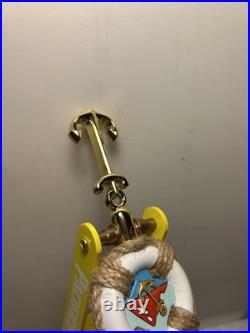 PACIFICO SWINGING BRASS ANCHOR LIFE PRESERVER NAUTICAL beer tap handle. MEXICO