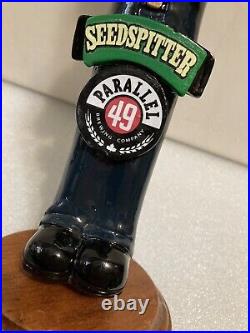 PARALLEL 49 SEED SPITTER WITBIER draft beer tap handle. CANADA