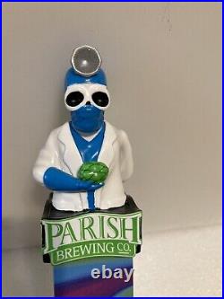 PARISH BREWING DOCTOR JUICE IPA draft beer tap handle. LOUISIANA
